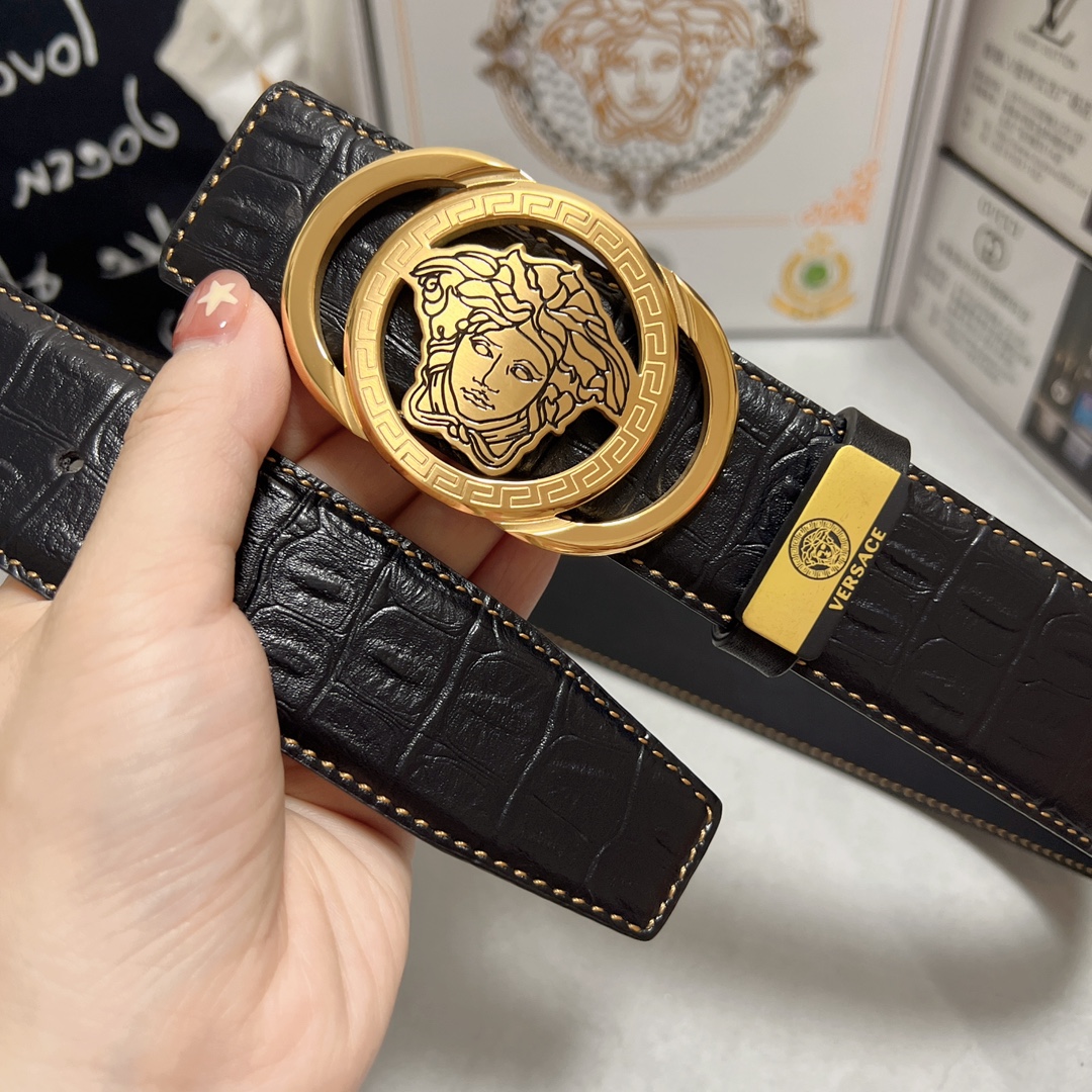 Versace Leather Belts 1:1 Mirror Version