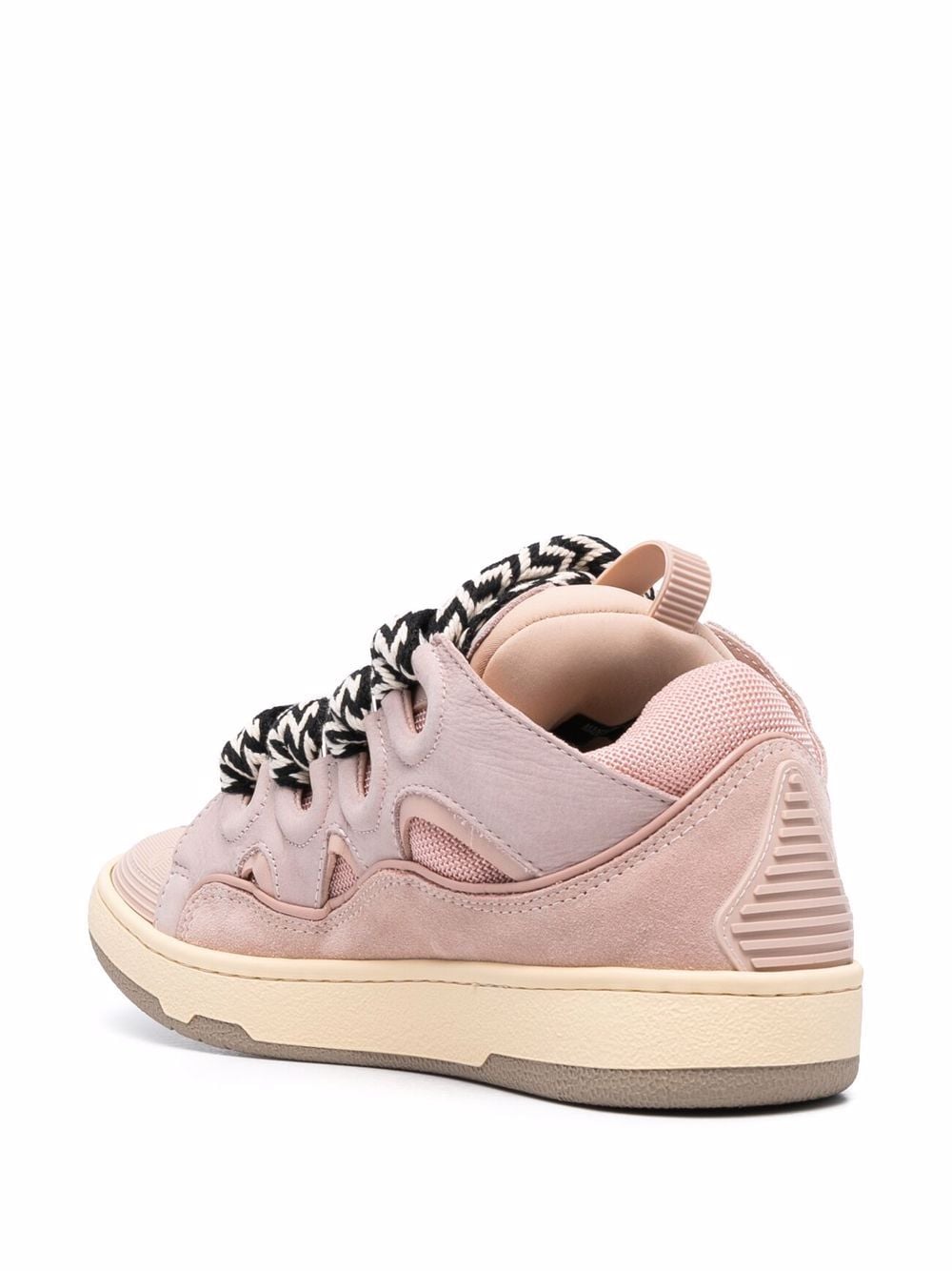 Lanvin LEATHER CURB SNEAKERS(Replica)