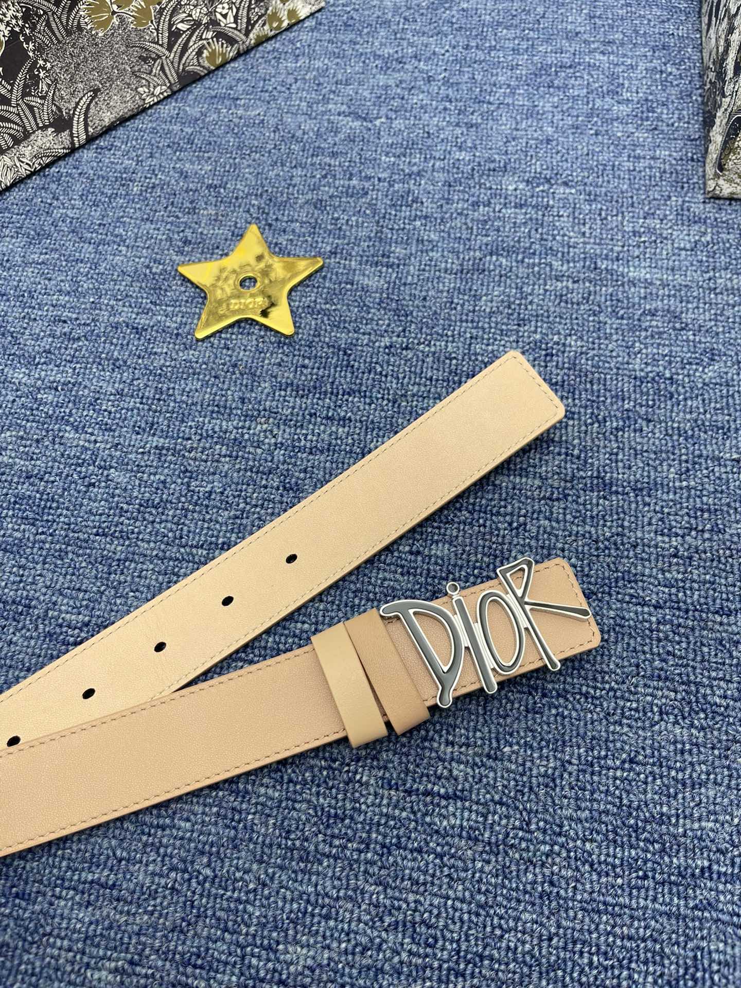 Dior Leather Belts 1:1 Mirror Version