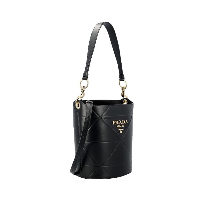 Prada Checkered Bucket Bag Shoulder Bag（Replica）