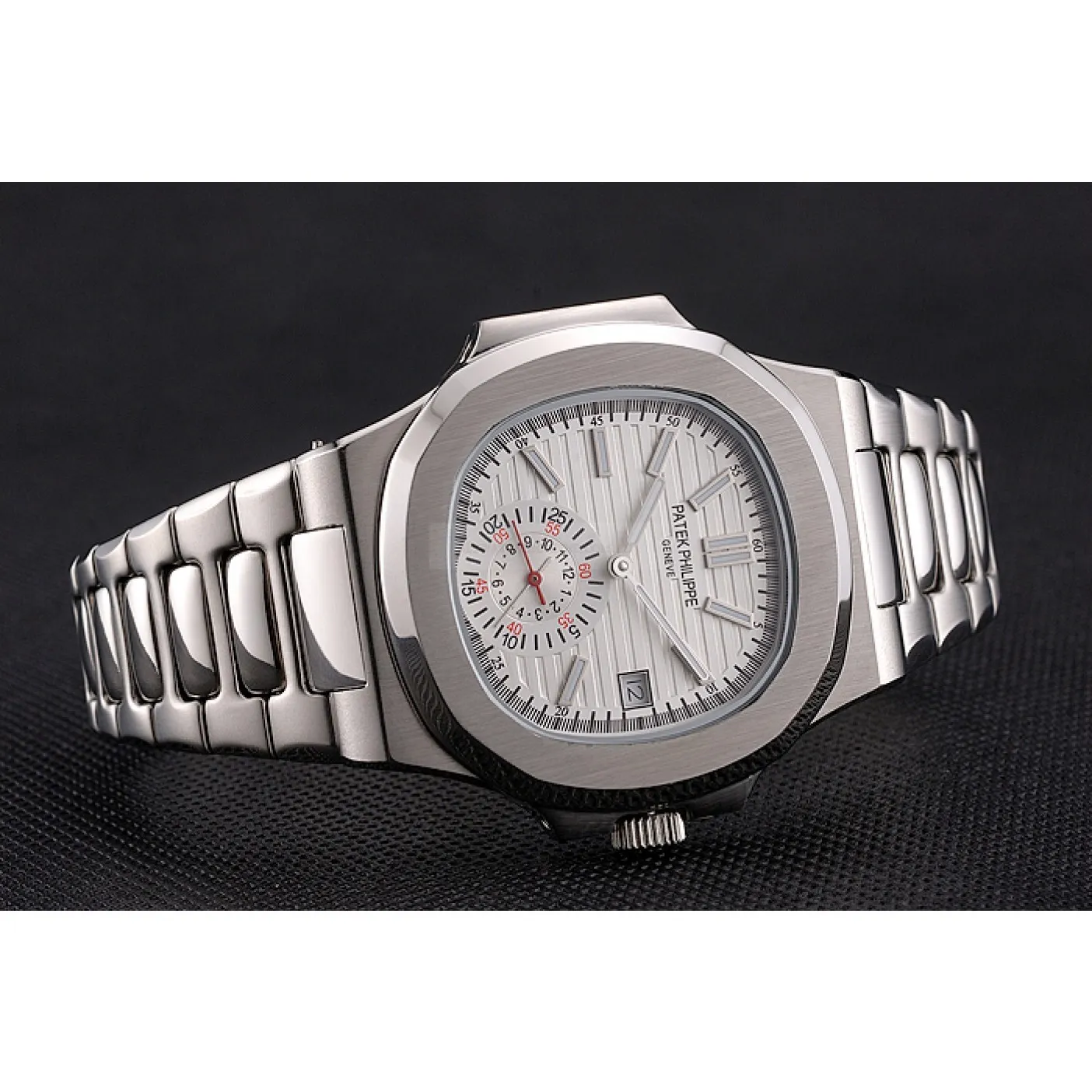Nautilus 5980/1A-019 Dial White 40 mm, Stainless Steel