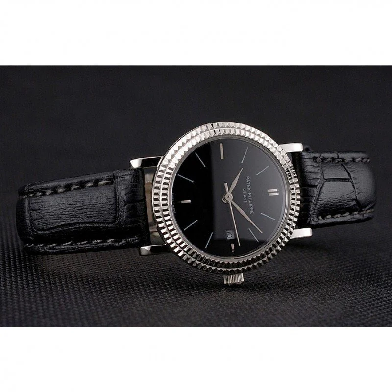 Calatrava Double Dial 28 mm, Stainless Steel