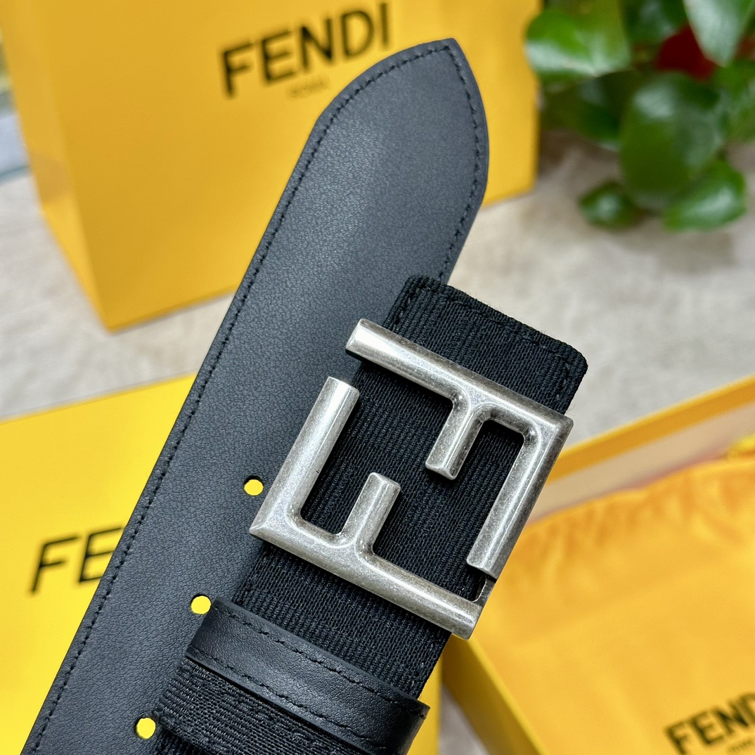 Fendi Leather Belts 1:1 Mirror Version