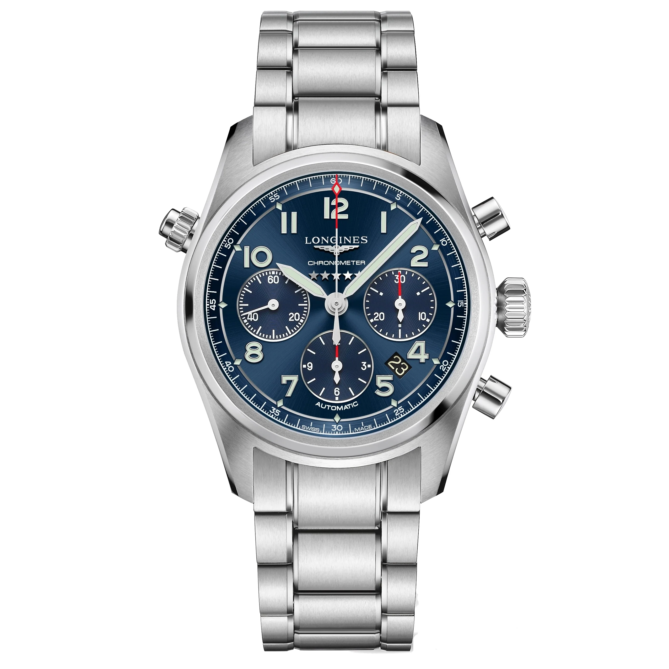 Spirit 42MM Automatic Chronometer Chronograph Watch L38204936