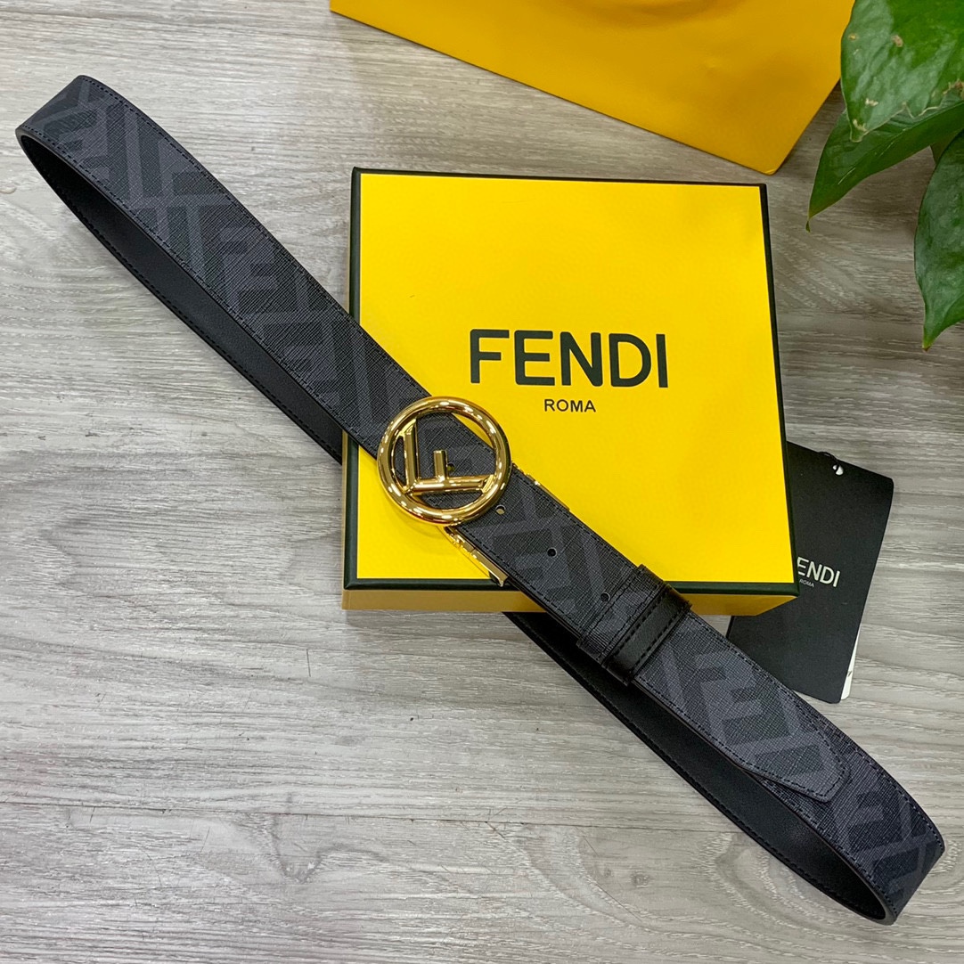 Fendi Leather Belts 1:1 Mirror Version