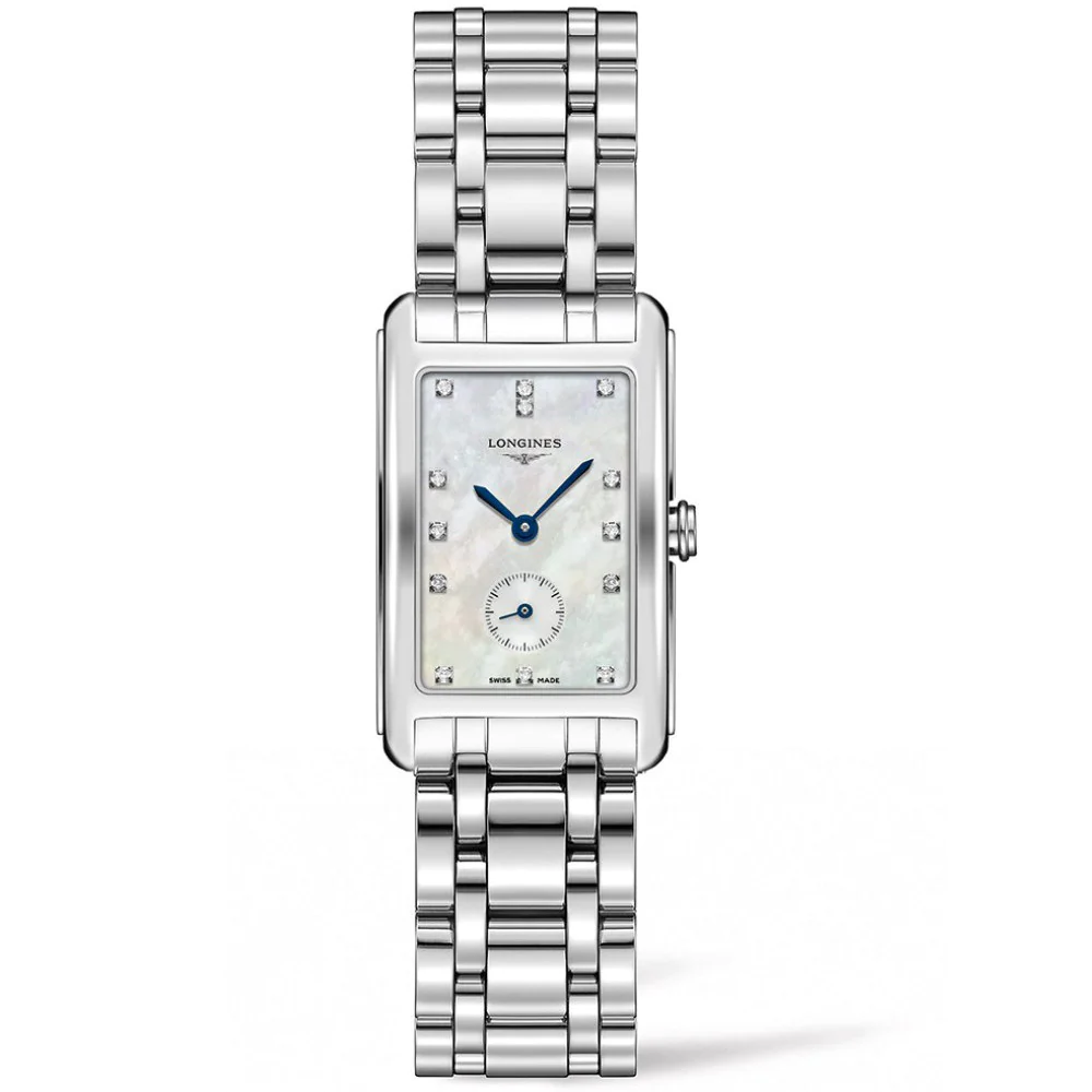 DolceVita 23x37MM Mother of Pearl Quartz Diamond Markers Watch L55124876