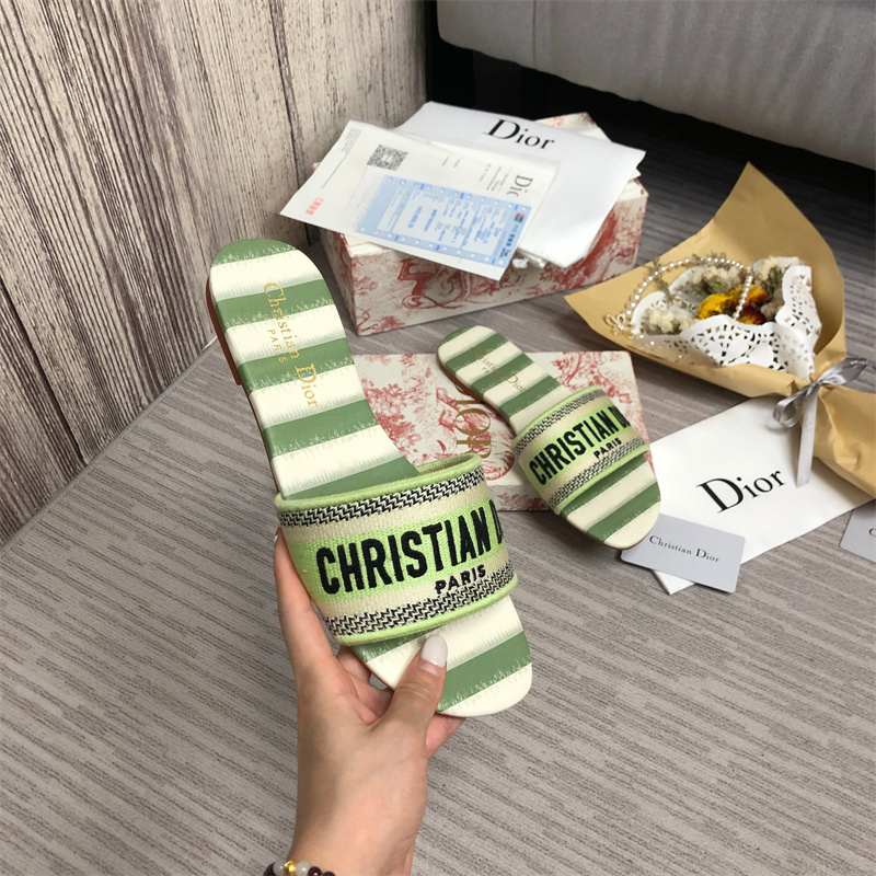 Dior DWAY Slide Slipper Sandals (Replica)