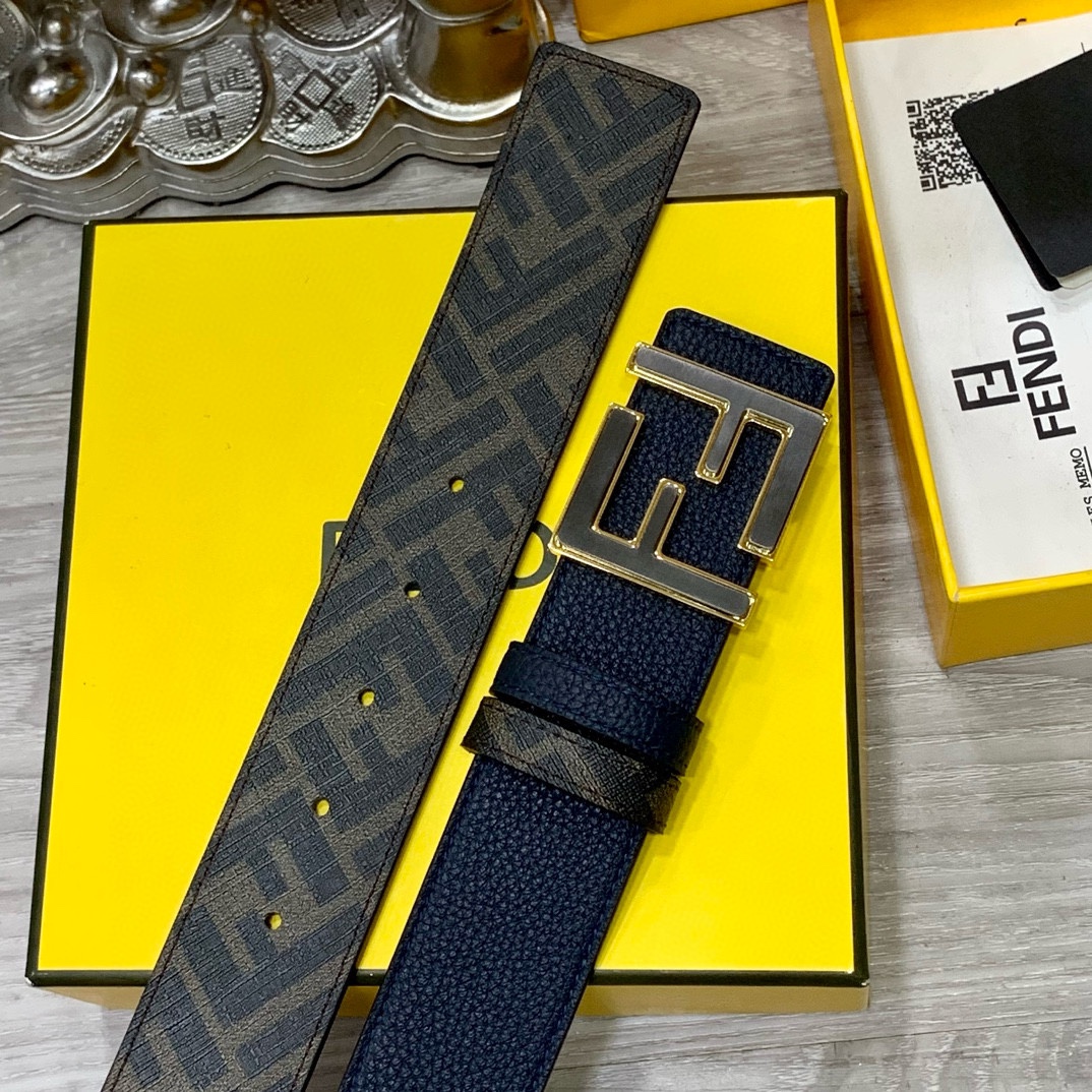 Fendi Leather Belts 1:1 Mirror Version