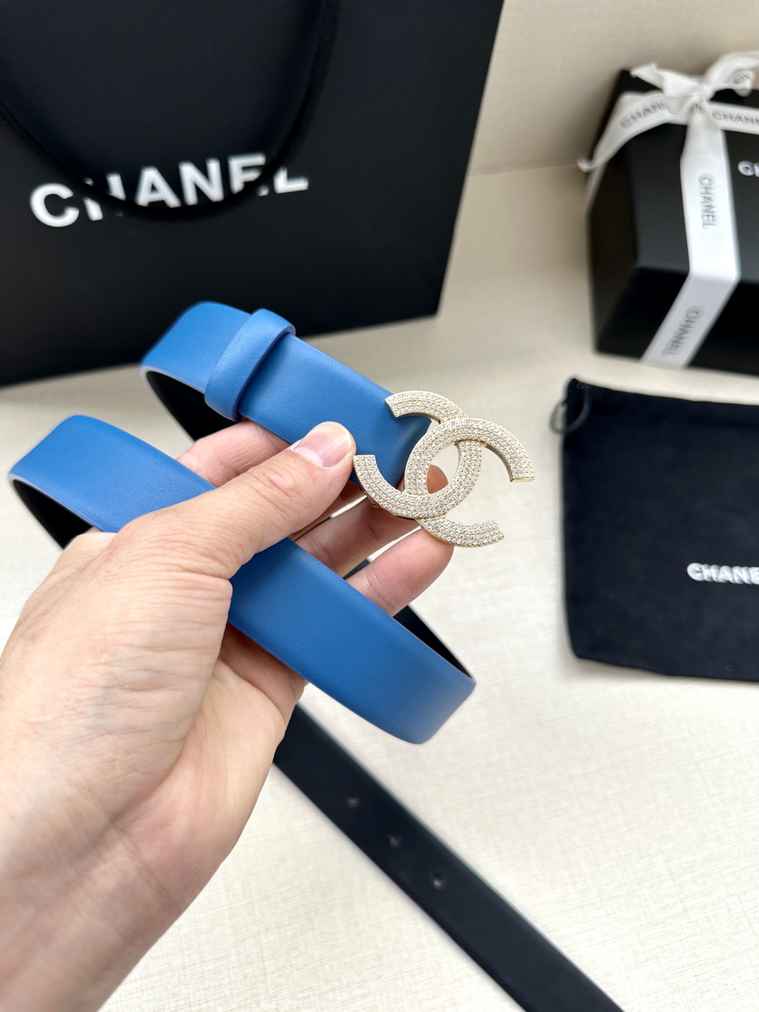 Chanel Leather Belts 1:1 Mirror Version