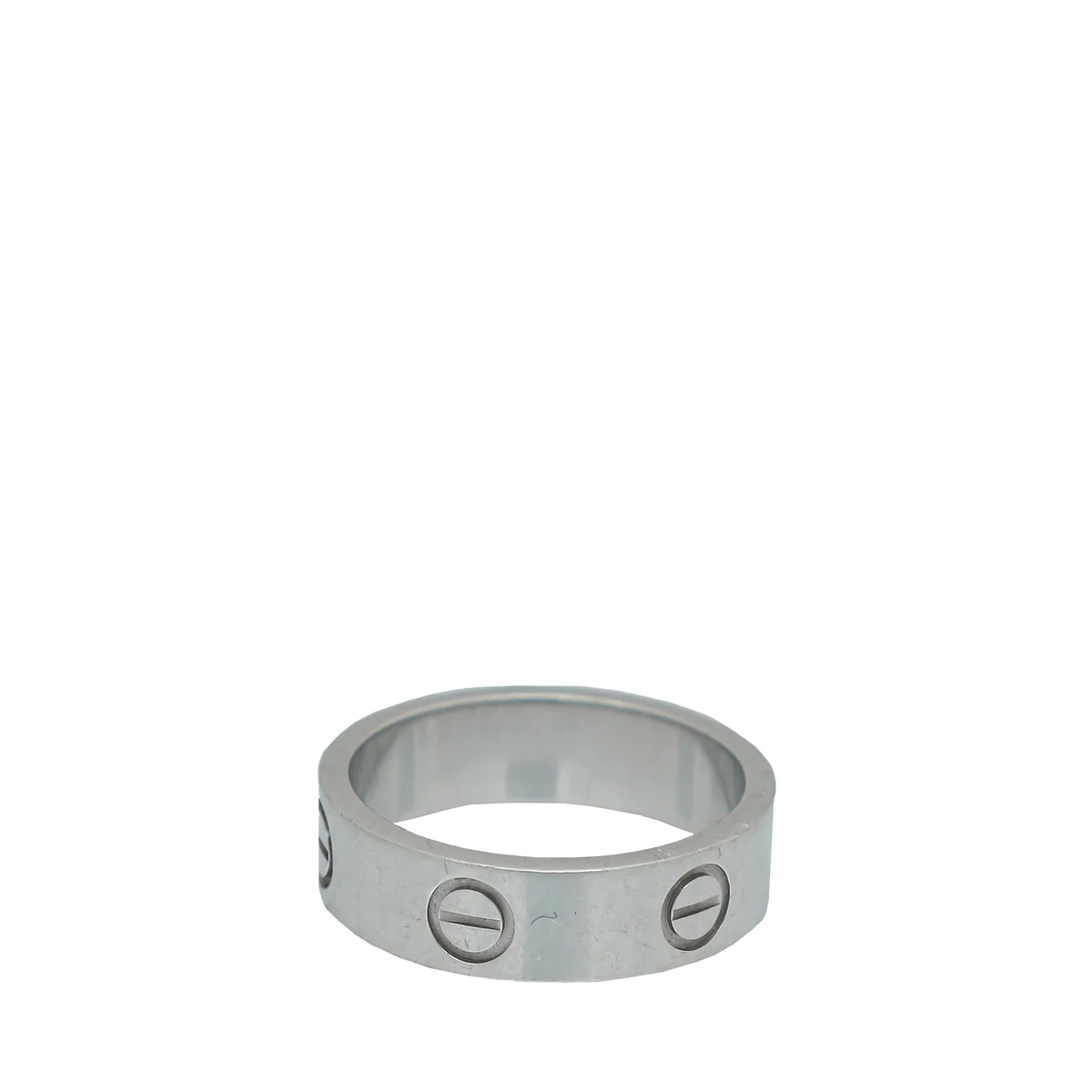 Cartier Platinum Love Wedding Band Ring 54