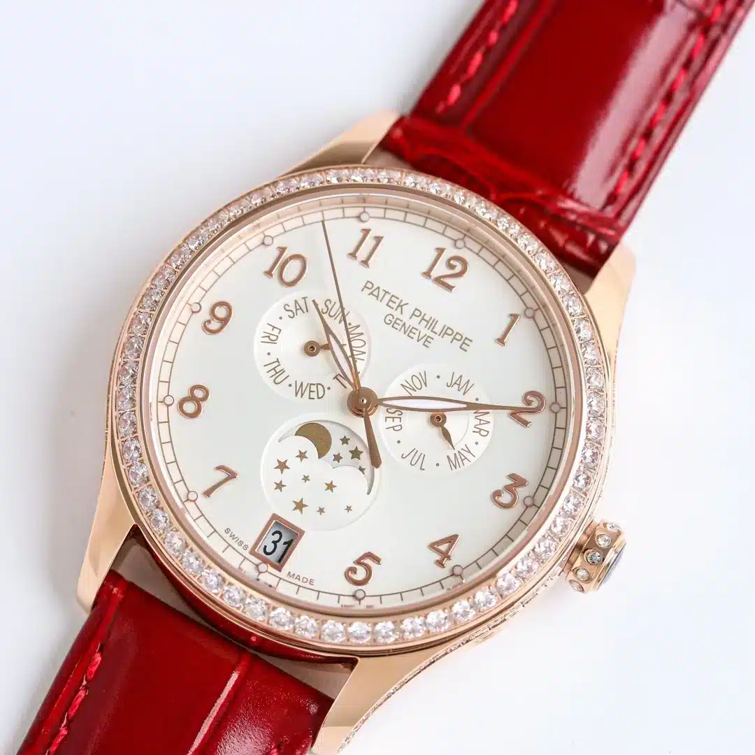 Complications 4947R-001 ANNUAL CALENDAR, MOON PHASES.  38 mm,Rose gold,