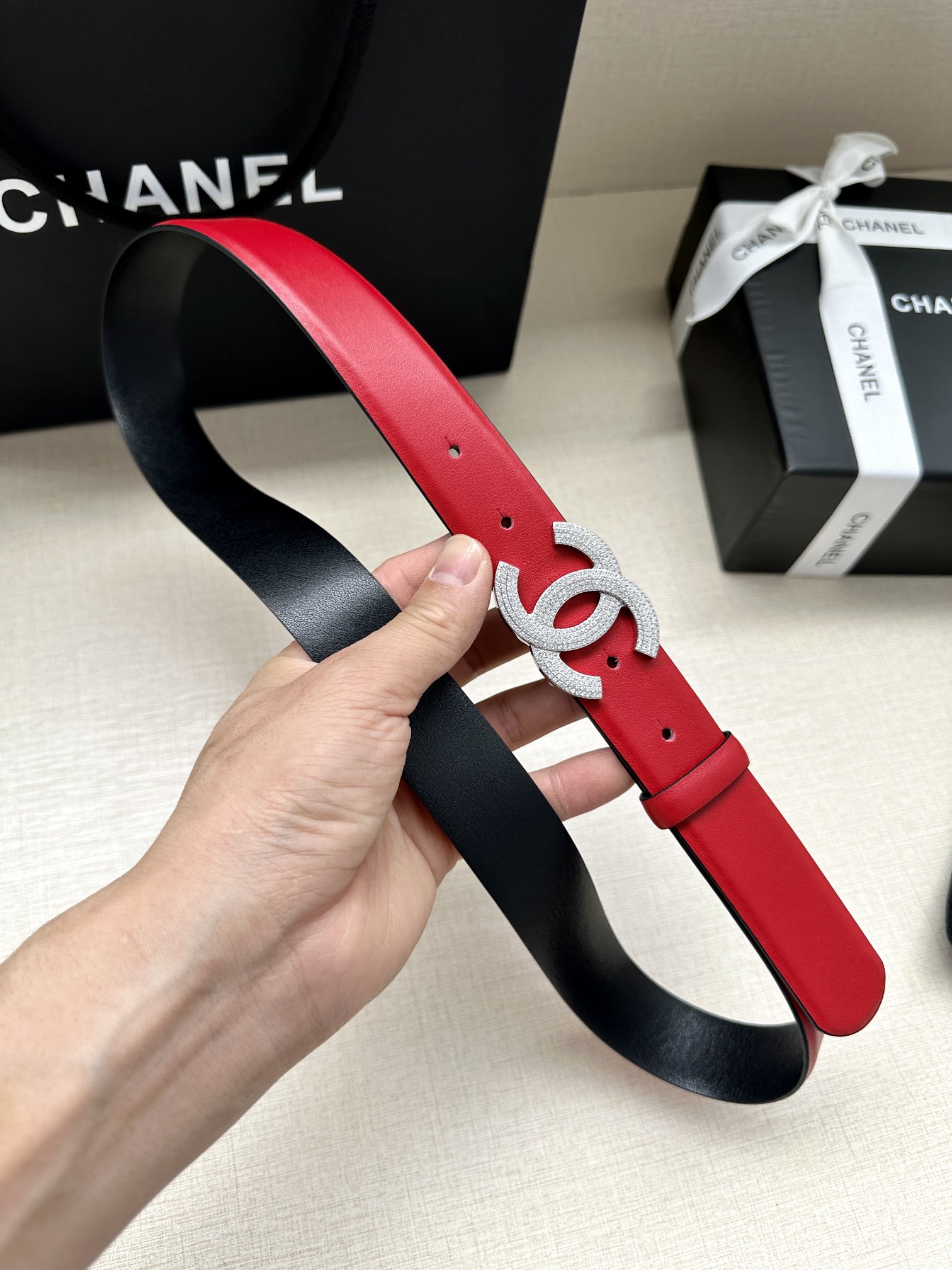 Chanel Leather Belts 1:1 Mirror Version
