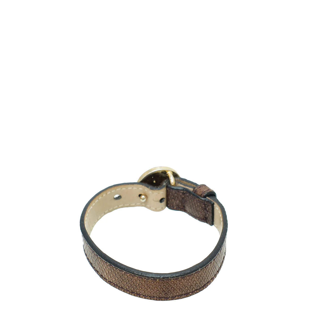 Bvlgari Brown Karung Monete Coin Bracelet