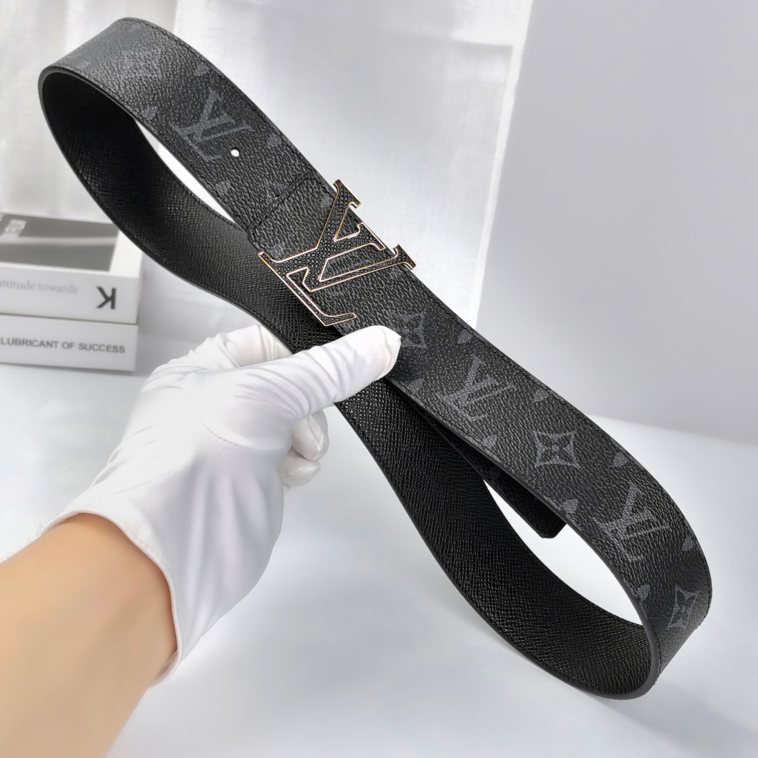 Louis Vuitton LV Leather Belts 1:1 Mirror Version