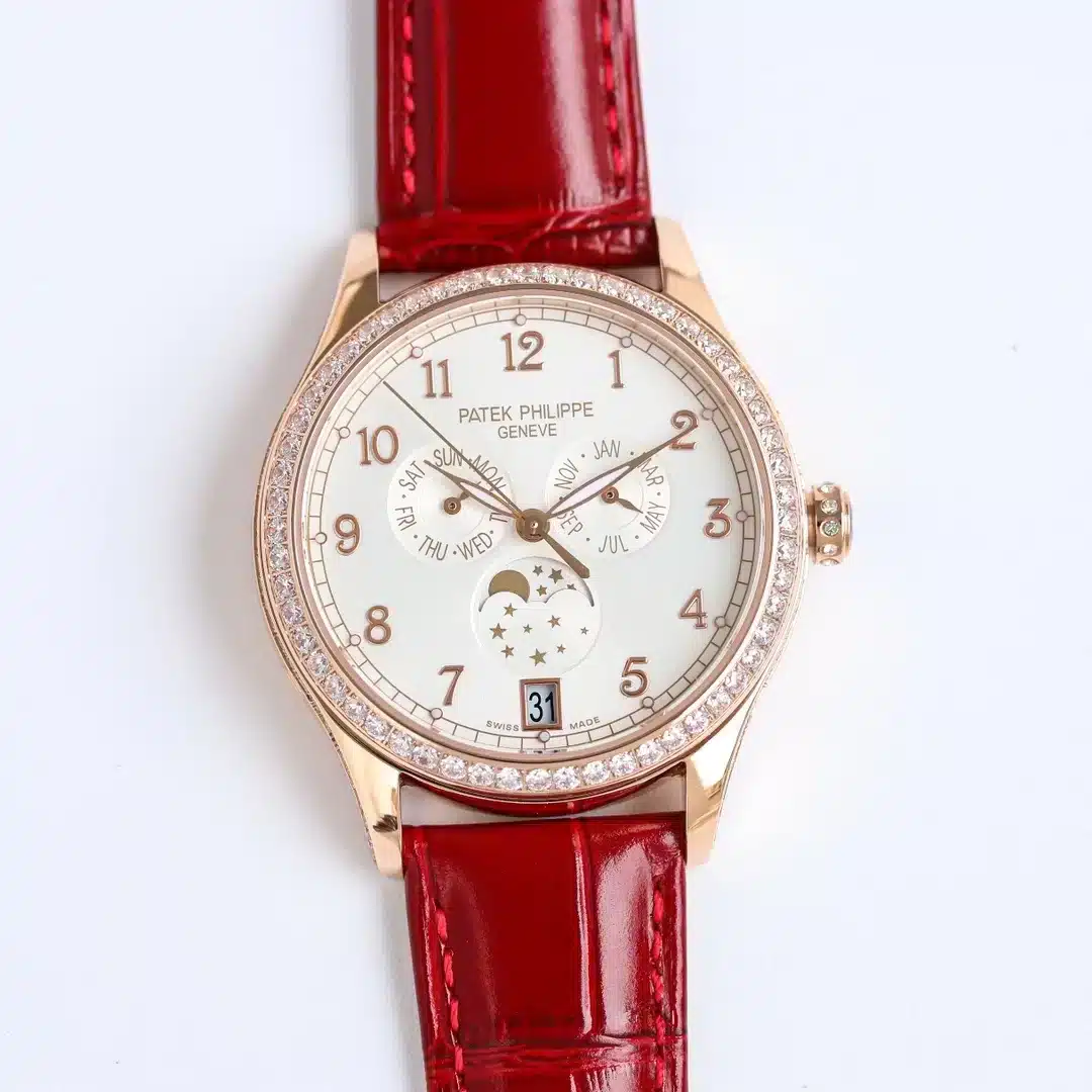Complications 4947R-001 ANNUAL CALENDAR, MOON PHASES.  38 mm,Rose gold,