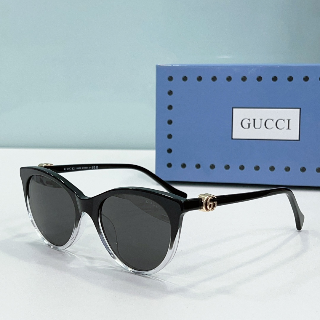 Gucci  Mirror leg Double G Logo  sunglasses Top quality （Replica）