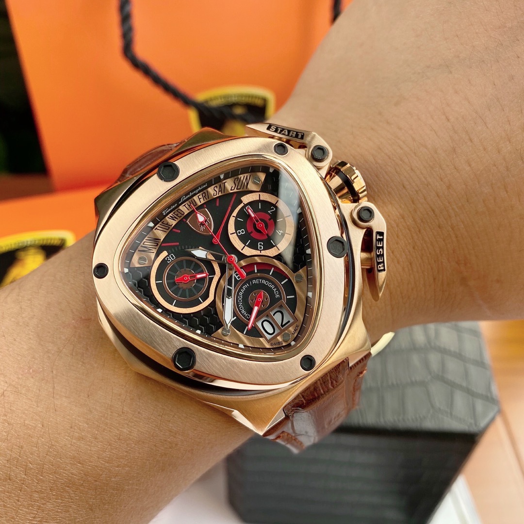Tonino Lamborghini New Spyder Chronograph Red / Gold