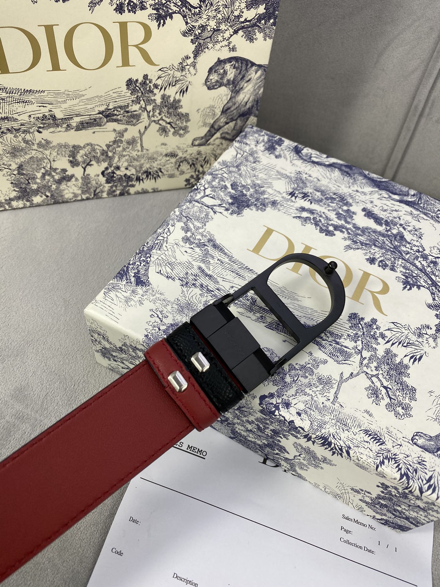 Dior Leather Belts 1:1 Mirror Version