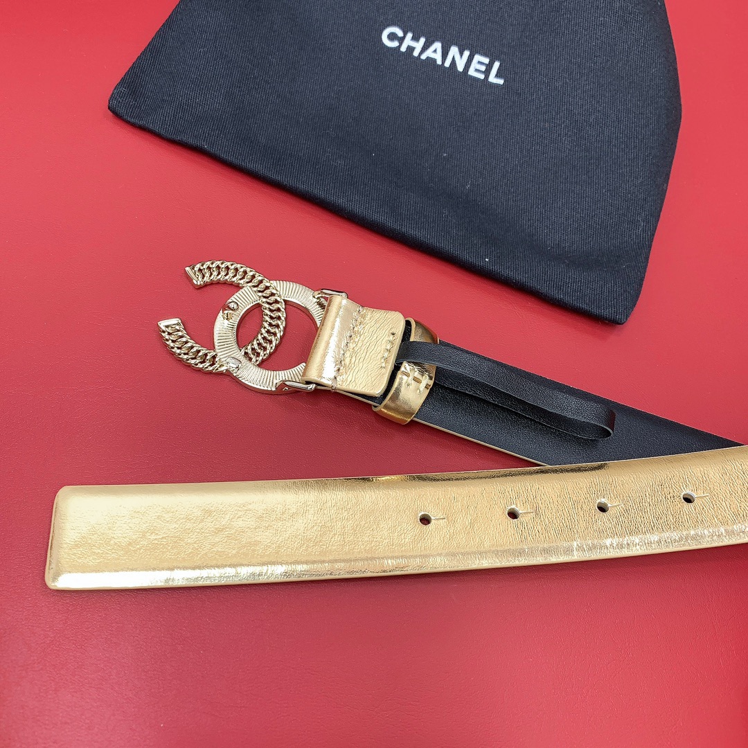 Chanel Leather Belts 1:1 Mirror Version
