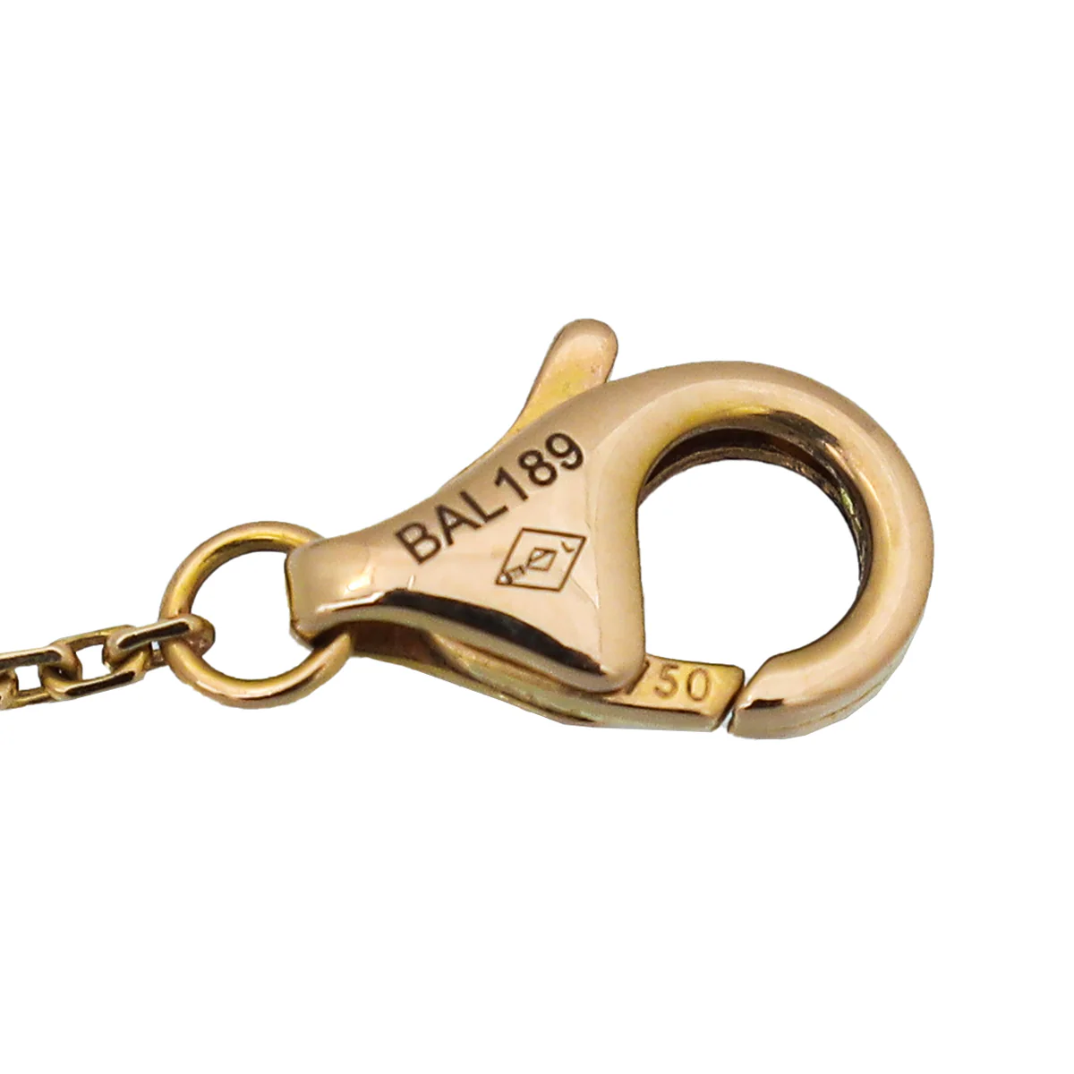 Cartier 18K Rose Gold Pink Opal Diamond Amulette De Cartier XS Necklace