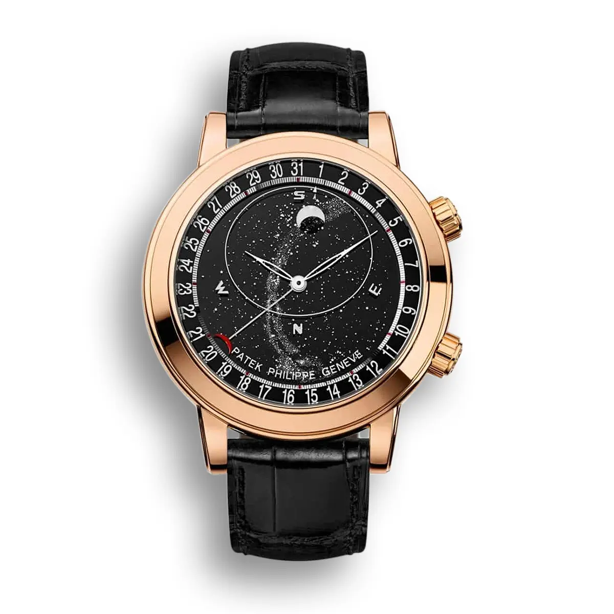 Celestial, Moon age 44 mm,Rose gold,6102R-5102R