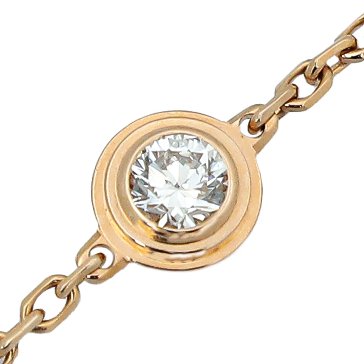 Cartier 18K Rose Gold Diamond D'Amour XS Bracelet