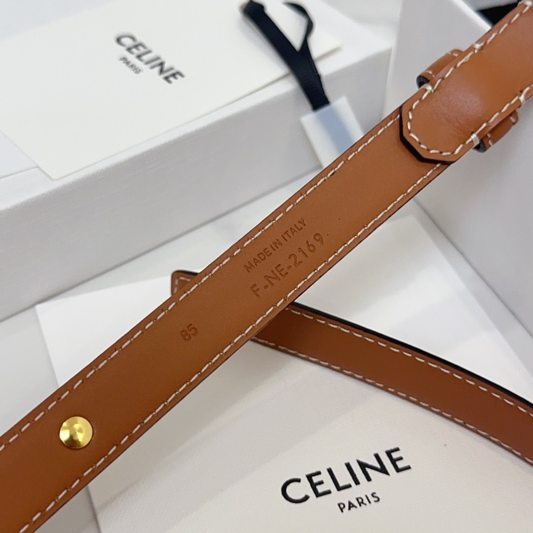 Celine Leather Belts 1:1 Mirror Version
