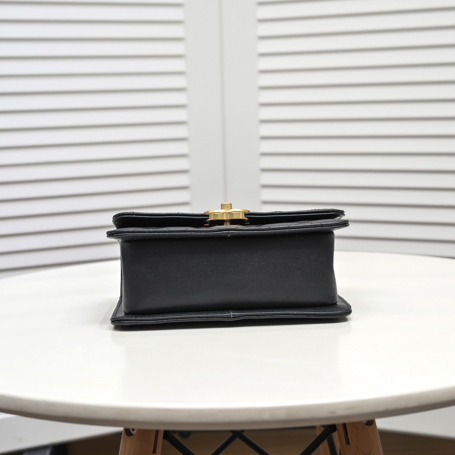 Chanel WOC Double Gold Ball Chain Mini Shoulder Bag Handbag