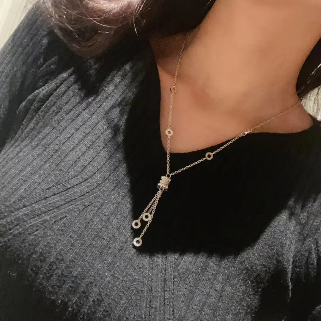 Bvlgari B.Zero1 Tassel Necklace Yellow Gold/White Gold/Rose Gold