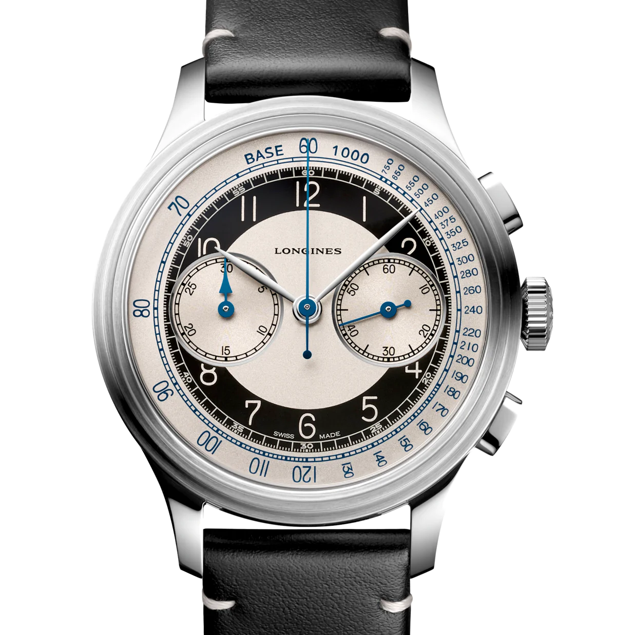 Heritage 40MM Classic Chronograph Black White Tuxedo Watch L28304930