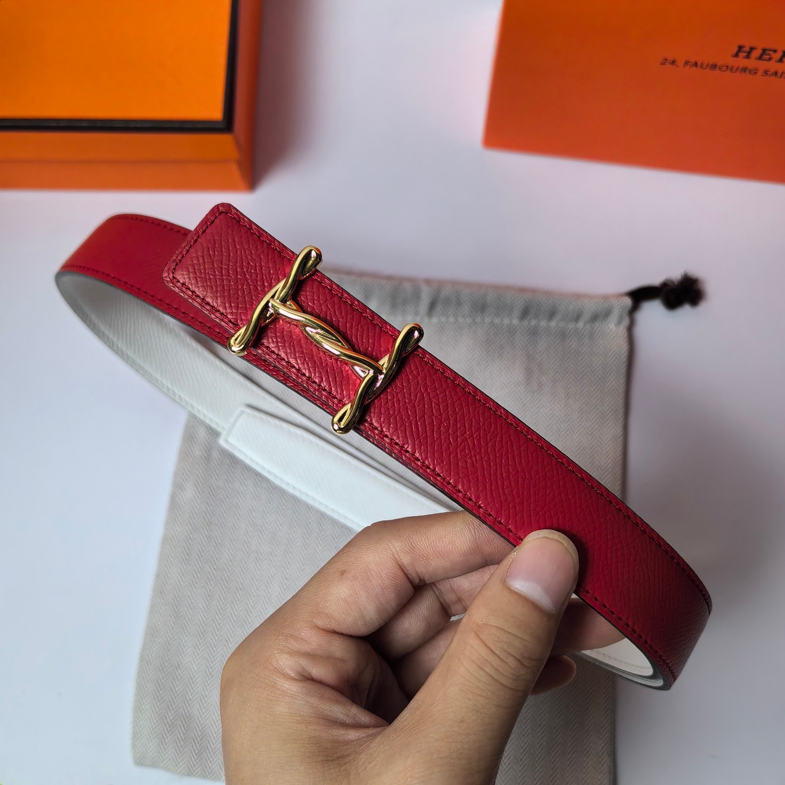 Hermes Leather Belts 1:1 Mirror Version