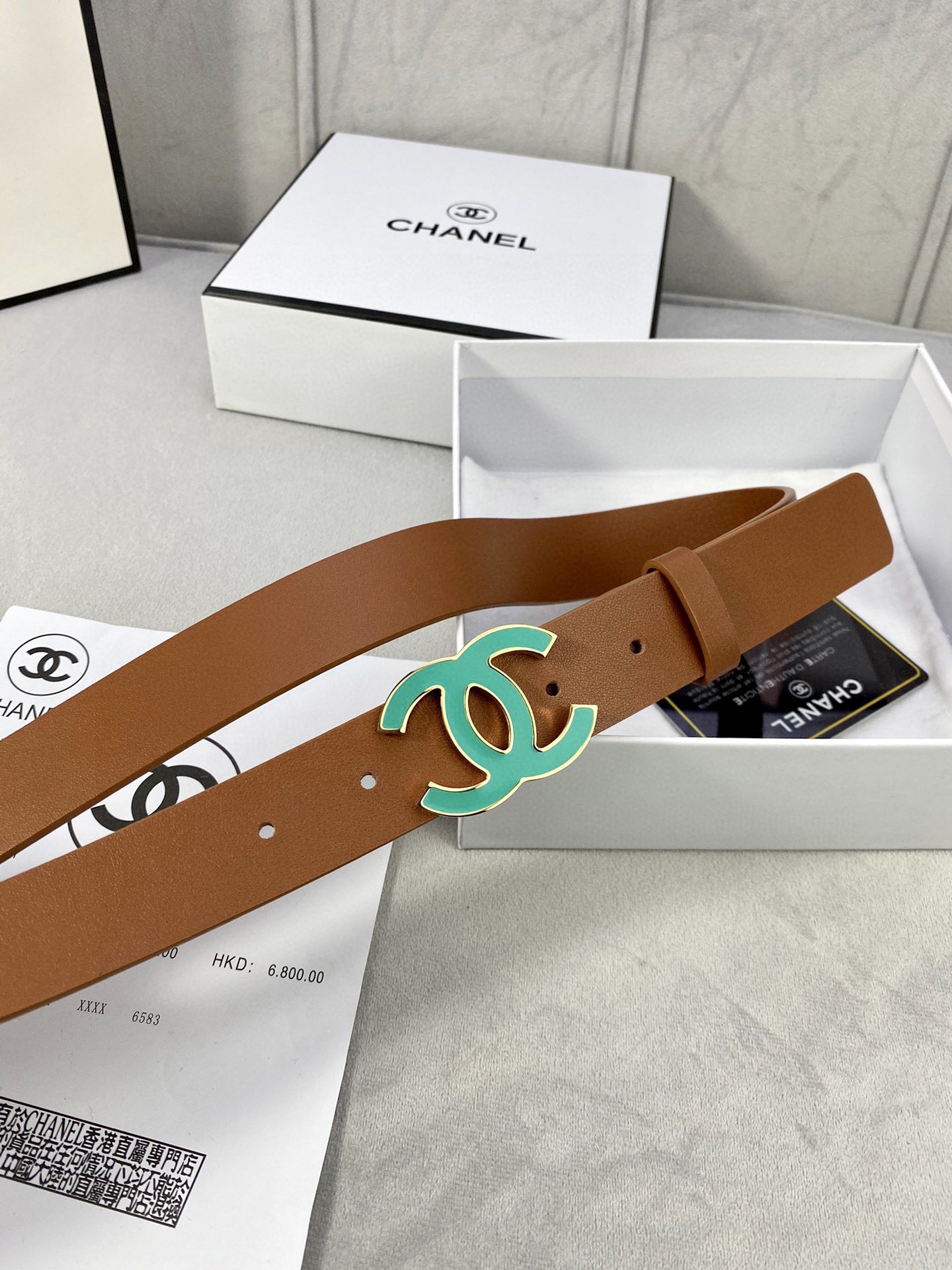 Chanel Leather Belts 1:1 Mirror Version