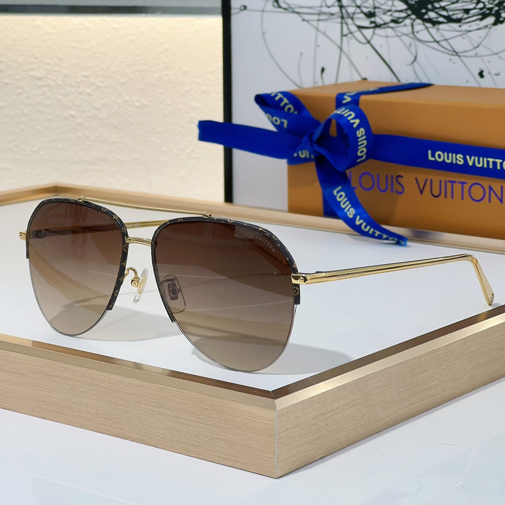 Louis Vuitton LV Frame Logo sunglasses Top quality （Replica）