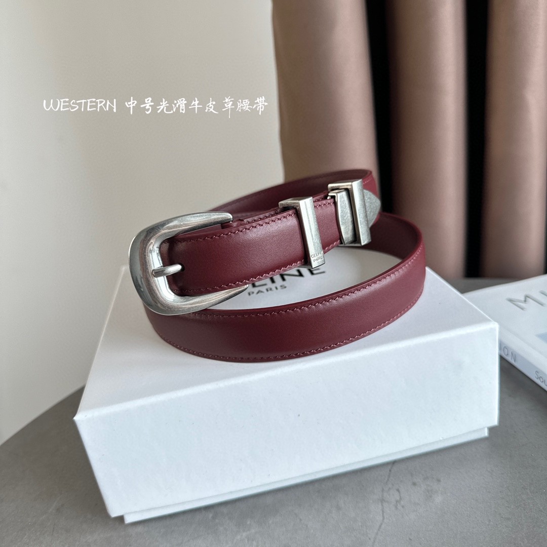 Celine Leather Belts 1:1 Mirror Version