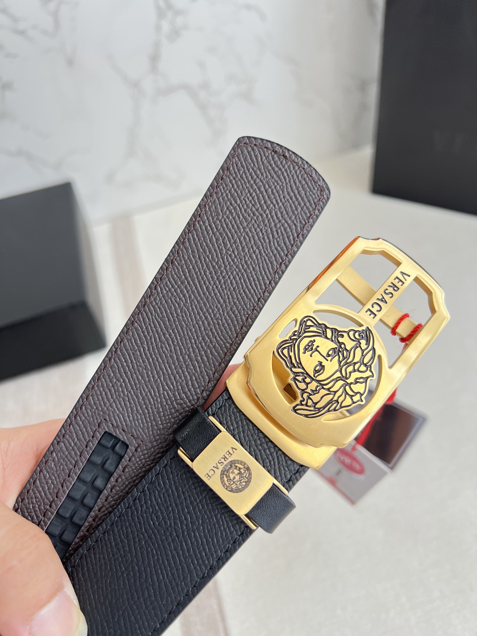 Versace Leather Belts 1:1 Mirror Version