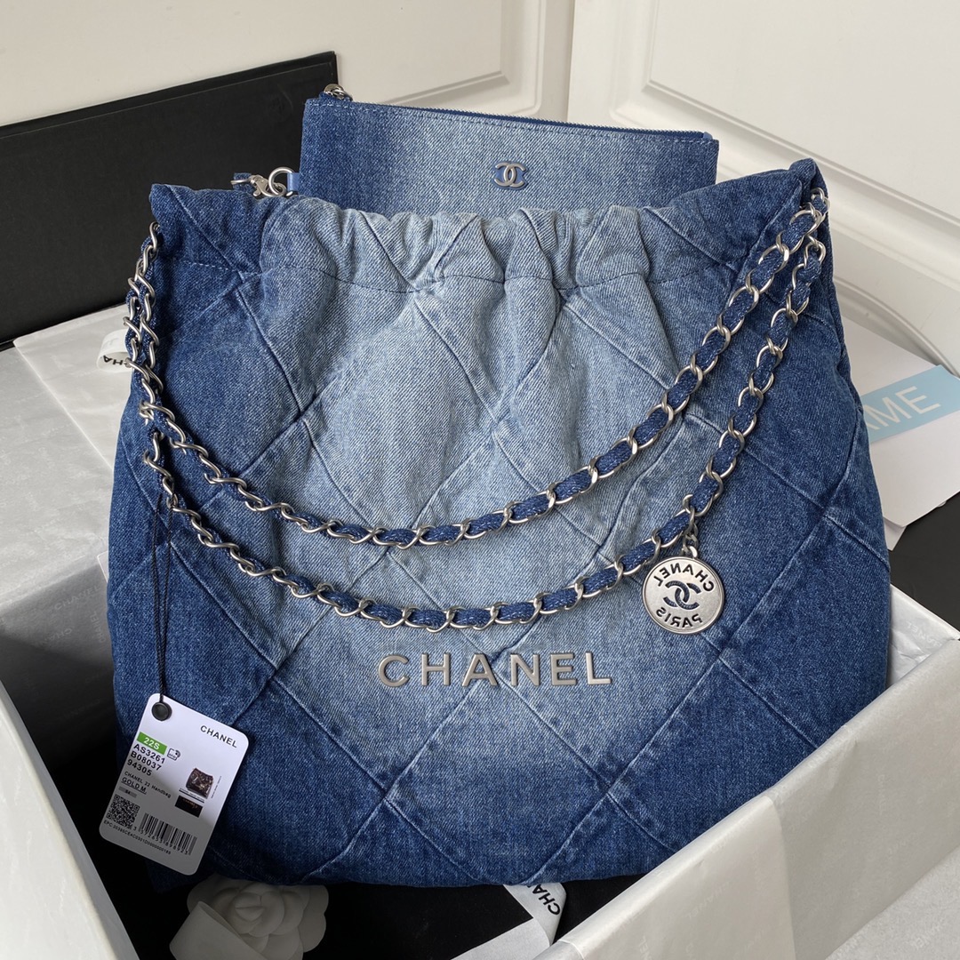 Chanel 22bag Old Denim(Replica)