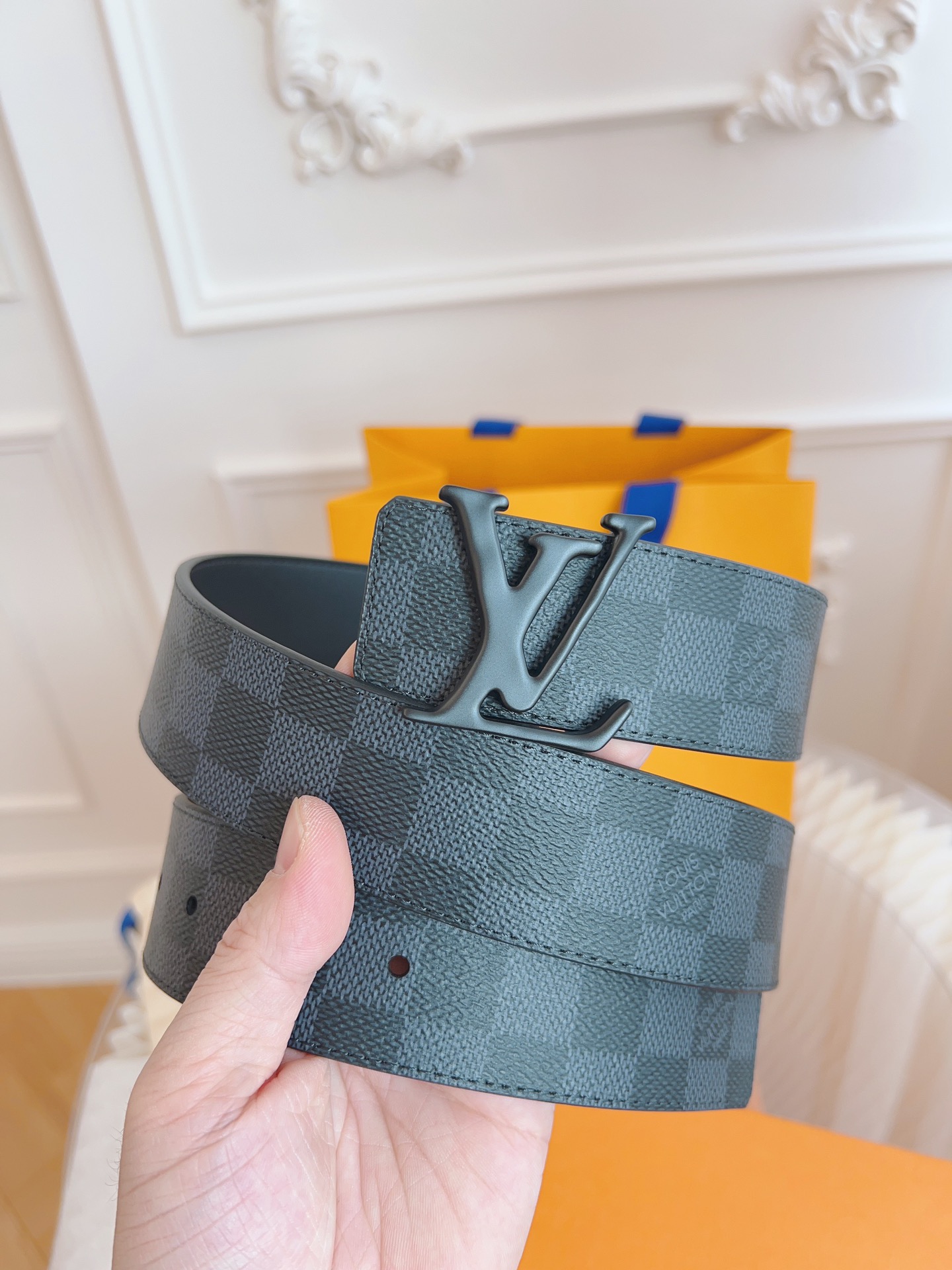 Louis Vuitton LV Leather Belts 1:1 Mirror Version