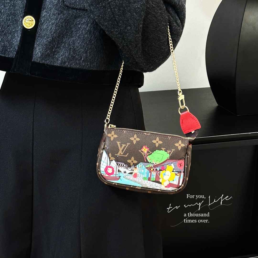 Louis Vuitton Multi Pochette Accessories Mini Bag Purse