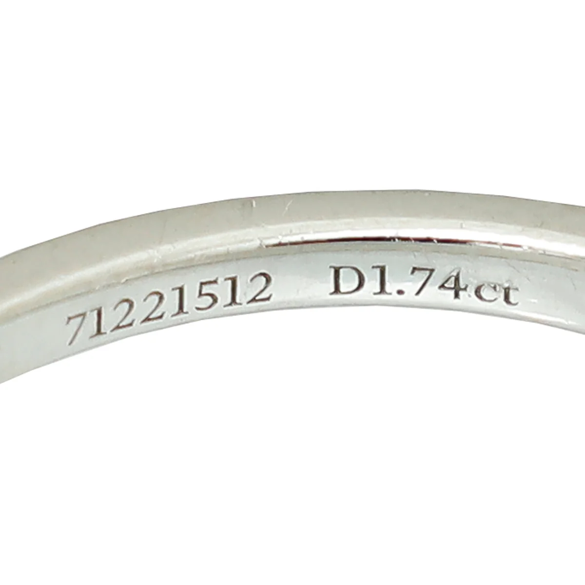 Tiffany & Co Platinum Diamond True Engagement Ring 51