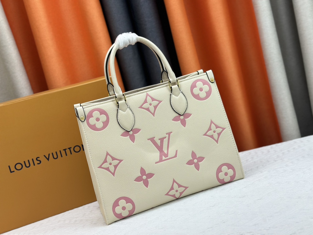 Louis Vuitton On The Go Tote M46542 Shoulder Bag Handbag