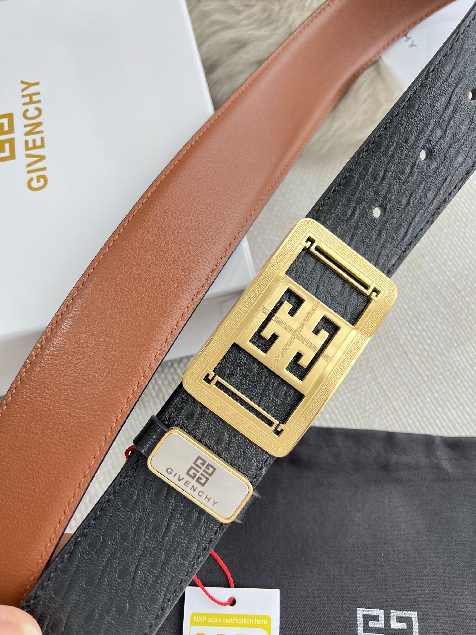 Givenchy Leather Belts 1:1 Mirror Version