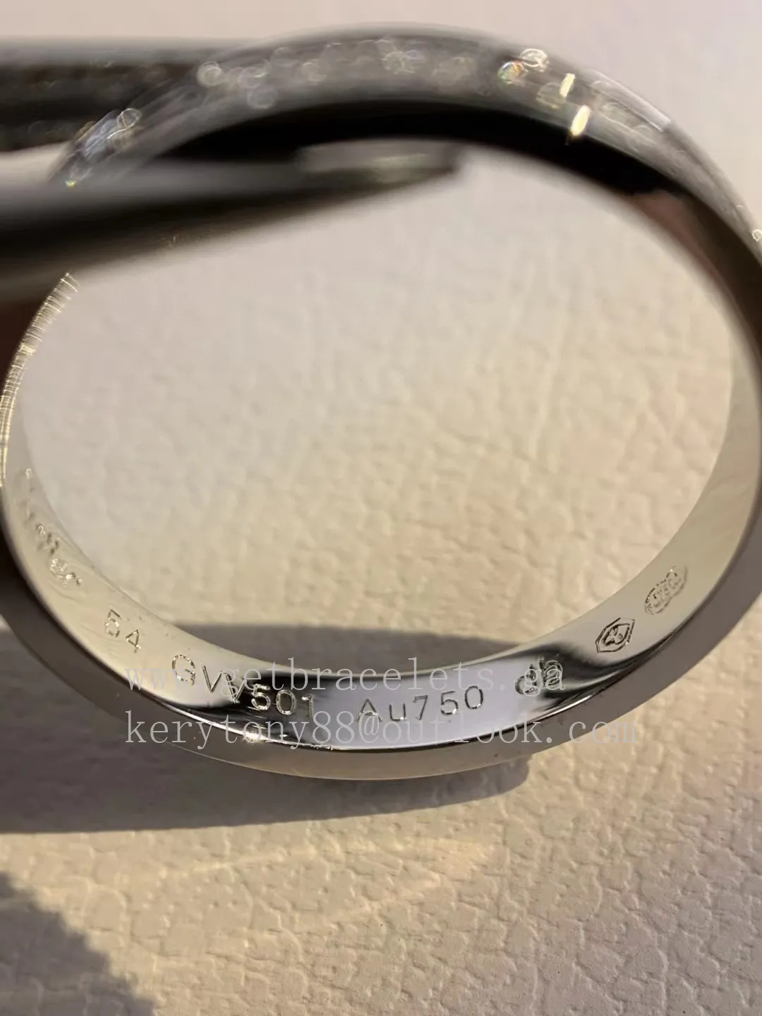 Cartier Love Ring Small Model White Gold with Diamonds B4218200