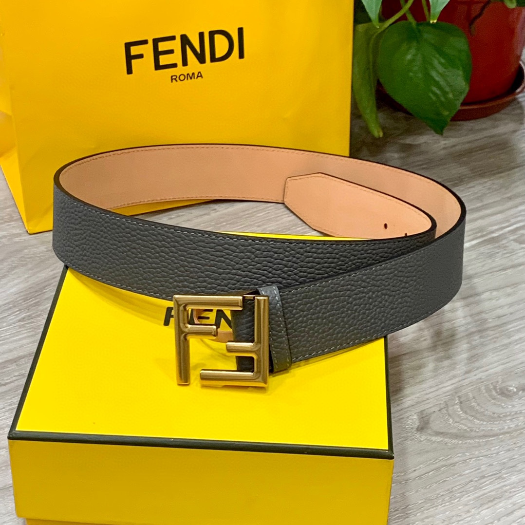 Fendi Leather Belts 1:1 Mirror Version