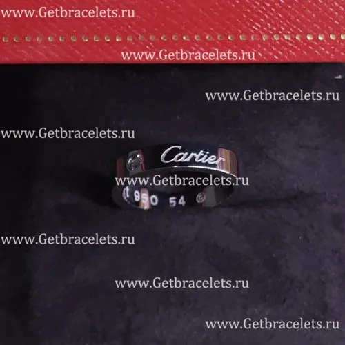 Replica Cartier C de Cartier Wedding Band With Diamond White Gold B4098200