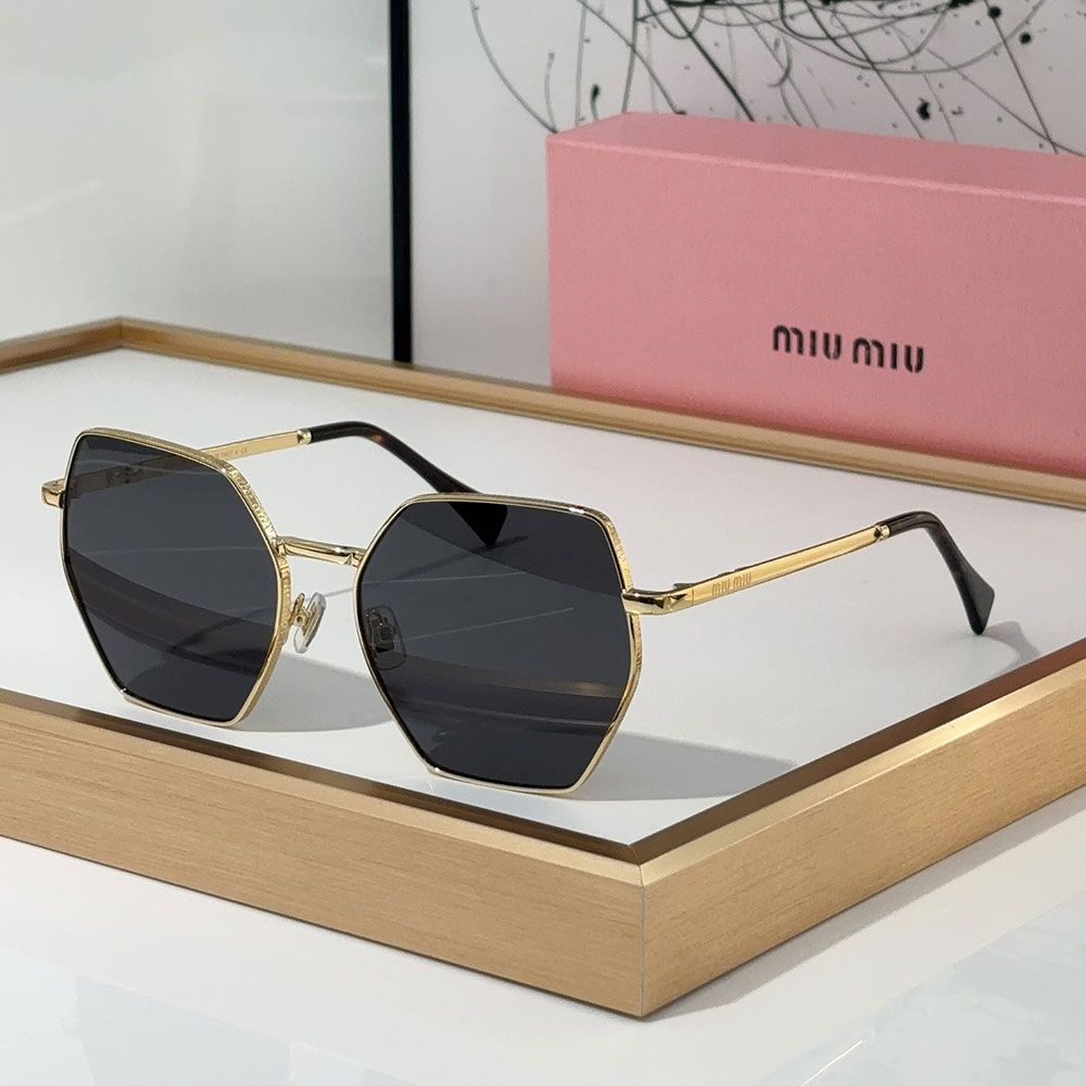 Miumiu  Polygon slim Frame Sunglasses Top quality （Replica）