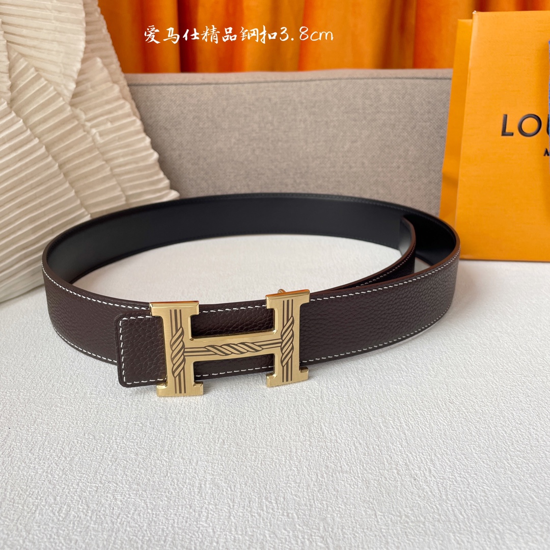 Hermes Leather Belts 1:1 Mirror Version