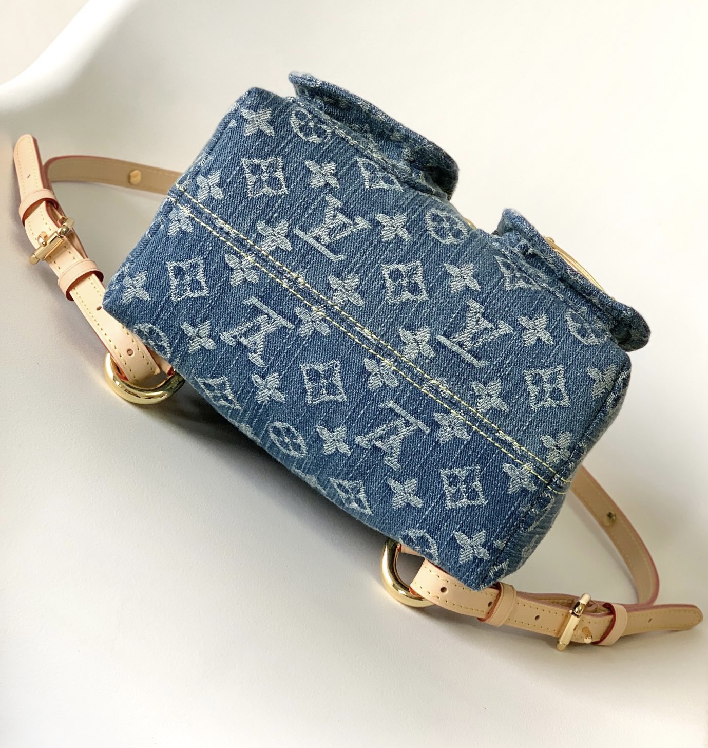 Louis Vuitton LV VENICE Denim Backpack Bag M46836(Replica)