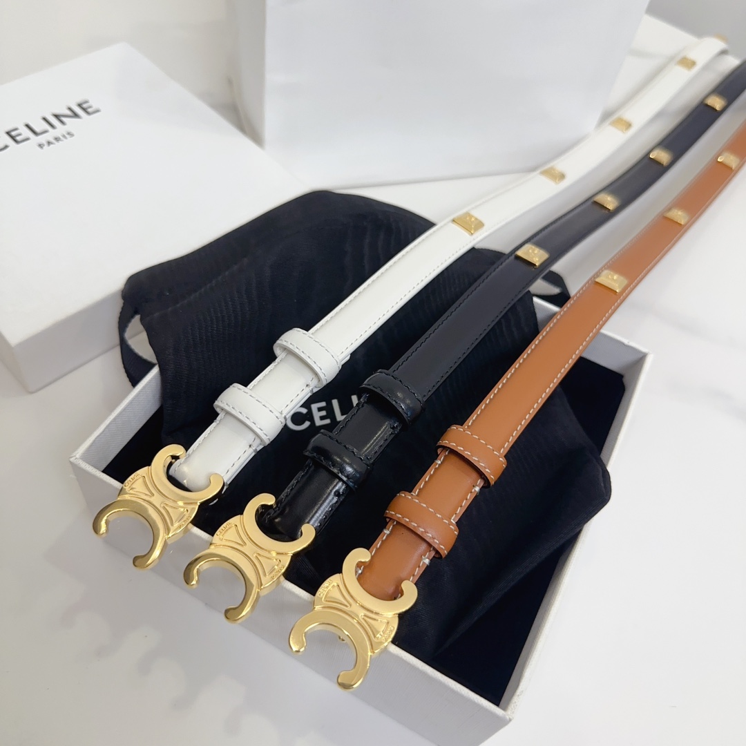 Celine Leather Belts 1:1 Mirror Version