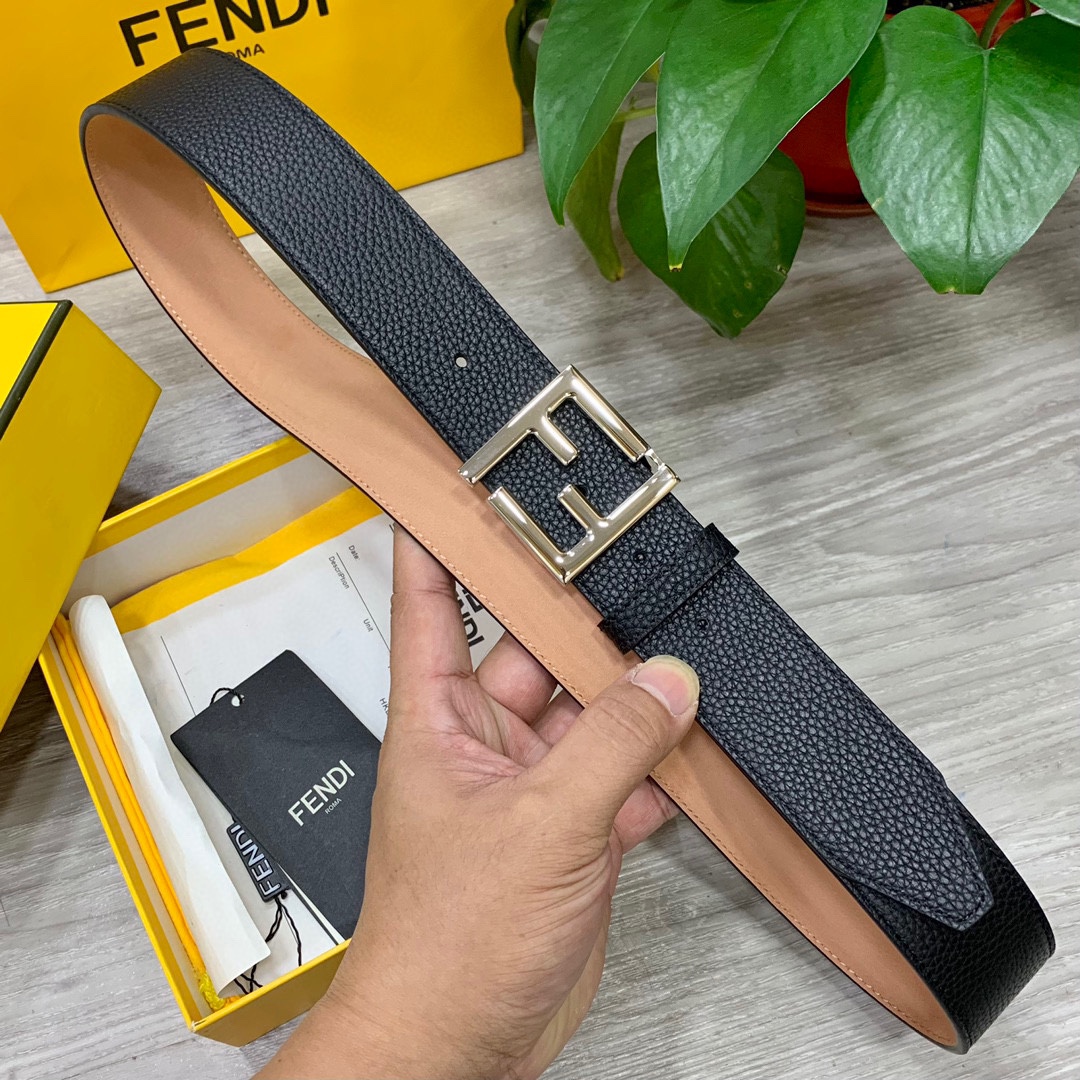 Fendi Leather Belts 1:1 Mirror Version