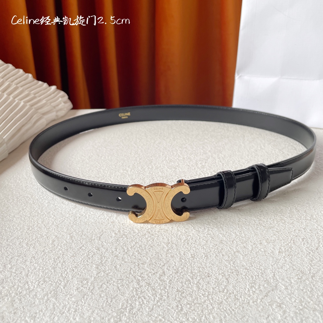 Celine Leather Belts 1:1 Mirror Version